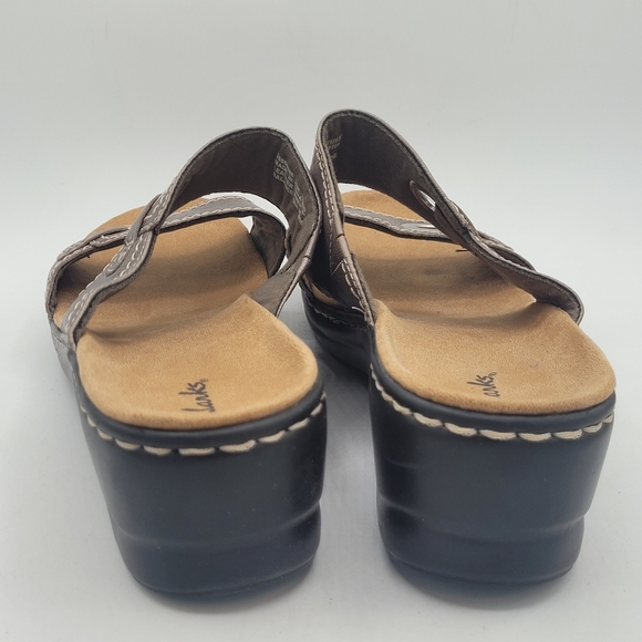 Clark's lexi leather to strap sandals size 11 m - Picture 9 of 16